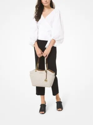 Jet Set Large Logo Tote Bag