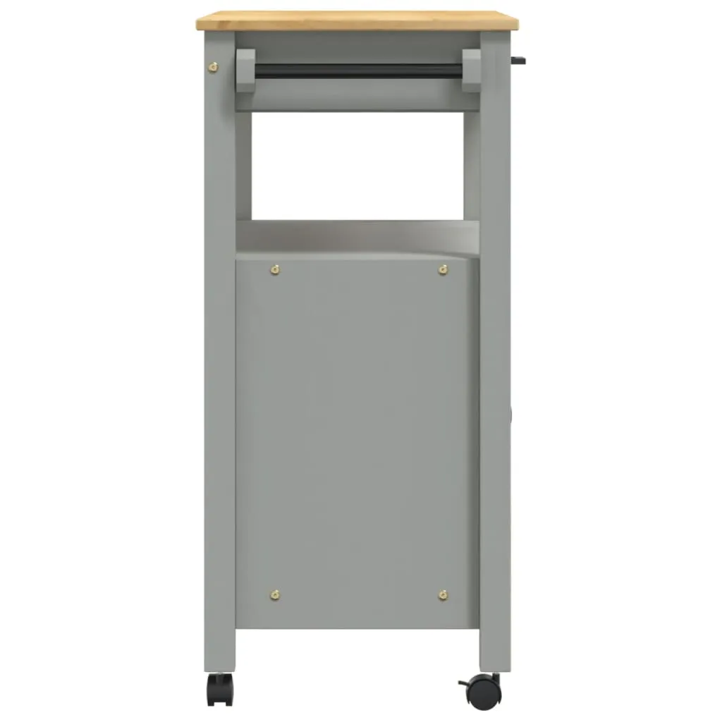 Kitchen Trolley Rolling Cart on Wheels Living Room Solid Wood Pine