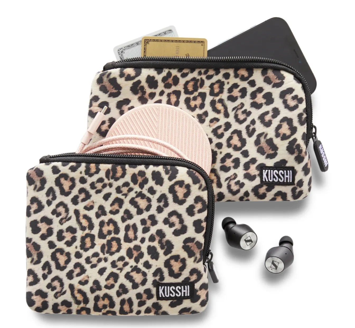 KUSSHI On the Go Pouch Set