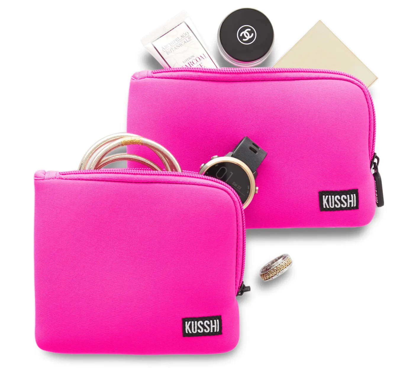 KUSSHI On the Go Pouch Set