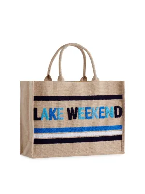 LAKE WEKEEND BEACH BAG NATURAL
