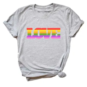 Love Pride Rainbow LGBTQ  Pride T-Shirt