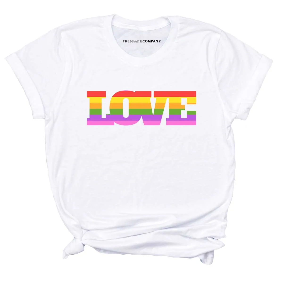 Love Pride Rainbow LGBTQ  Pride T-Shirt