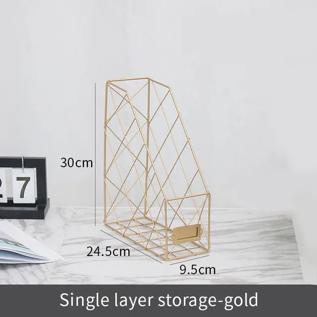 Metal Book Storage