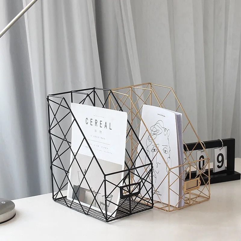 Metal Book Storage