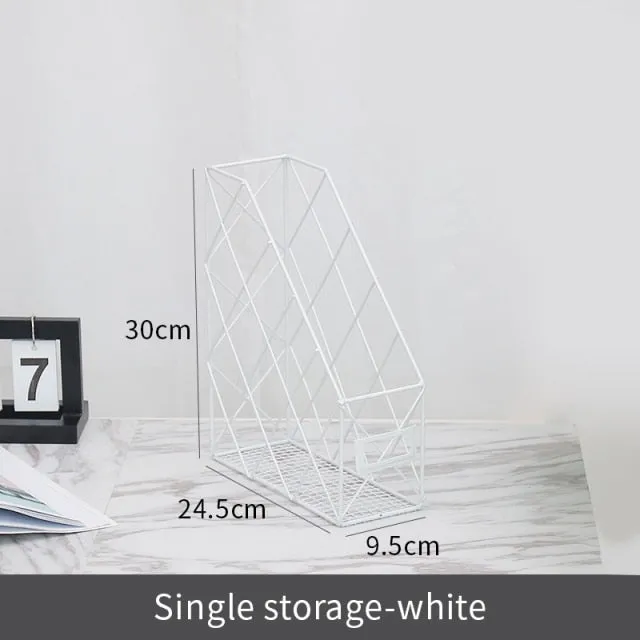 Metal Book Storage