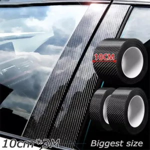 Nano Carbon Fiber Car Sticker Set: Stylish Scratch-Resistant Protection