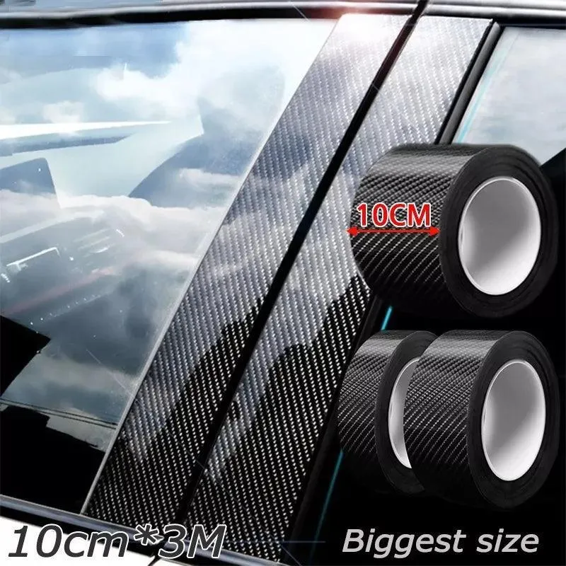 Nano Carbon Fiber Car Sticker Set: Stylish Scratch-Resistant Protection