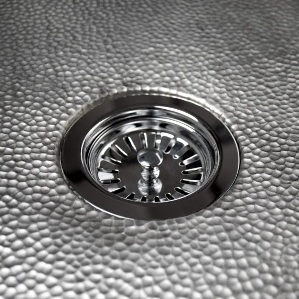 Native Trails Rhapsody Hammered Copper Curved Farmhouse Apron Kitchen Sink