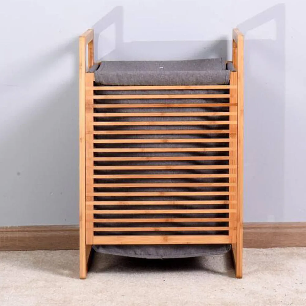 (Net) Laundry Hamper Basket - Clothes Storage Organizer for Bathroom and Bedroom / 004209
