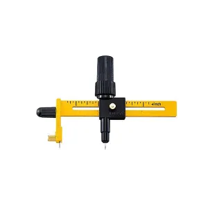 Olfa CMP-1DX Utility Compass Cutter with 5 Blades Dia1-22c Pack