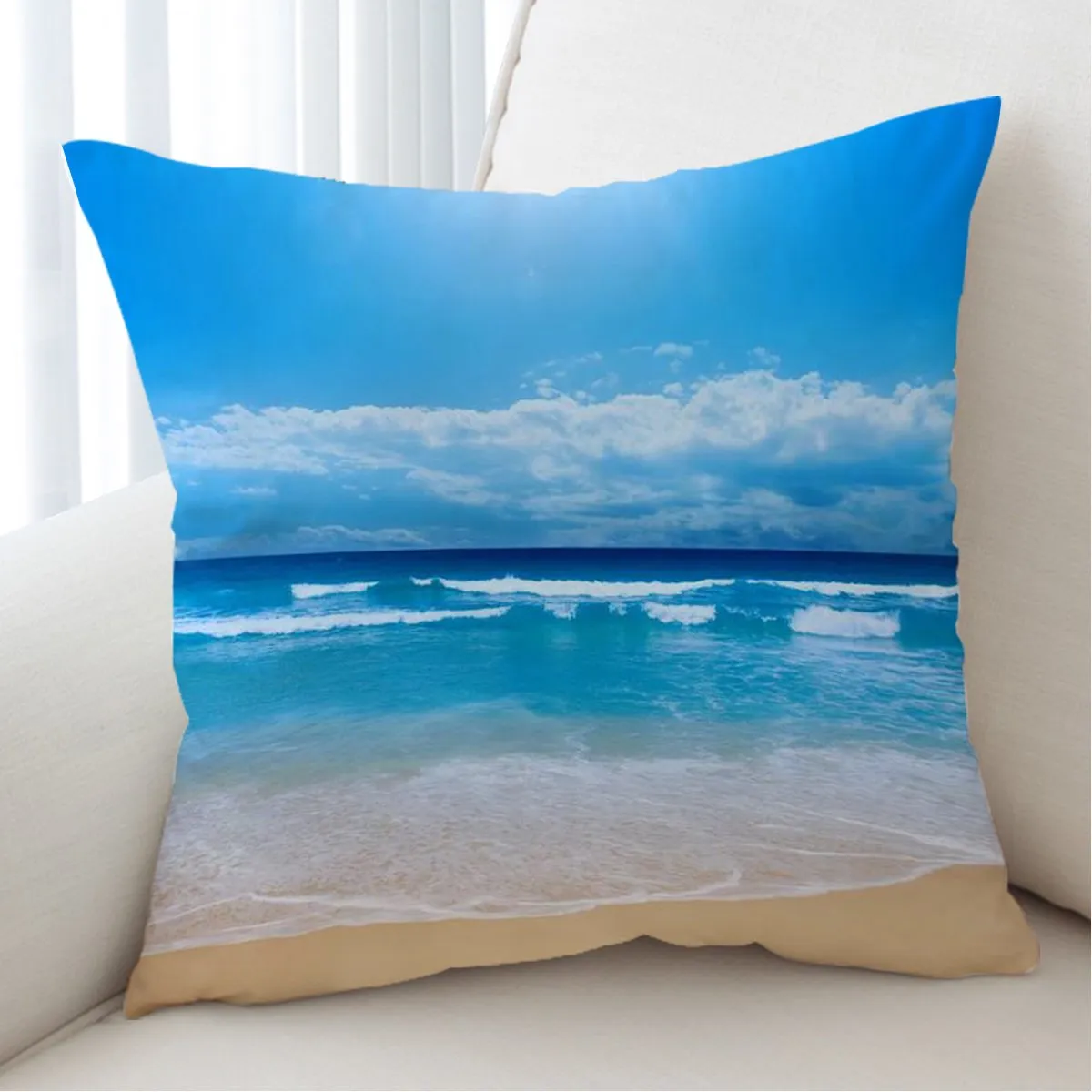 Peace of the Beach Pillow Cover