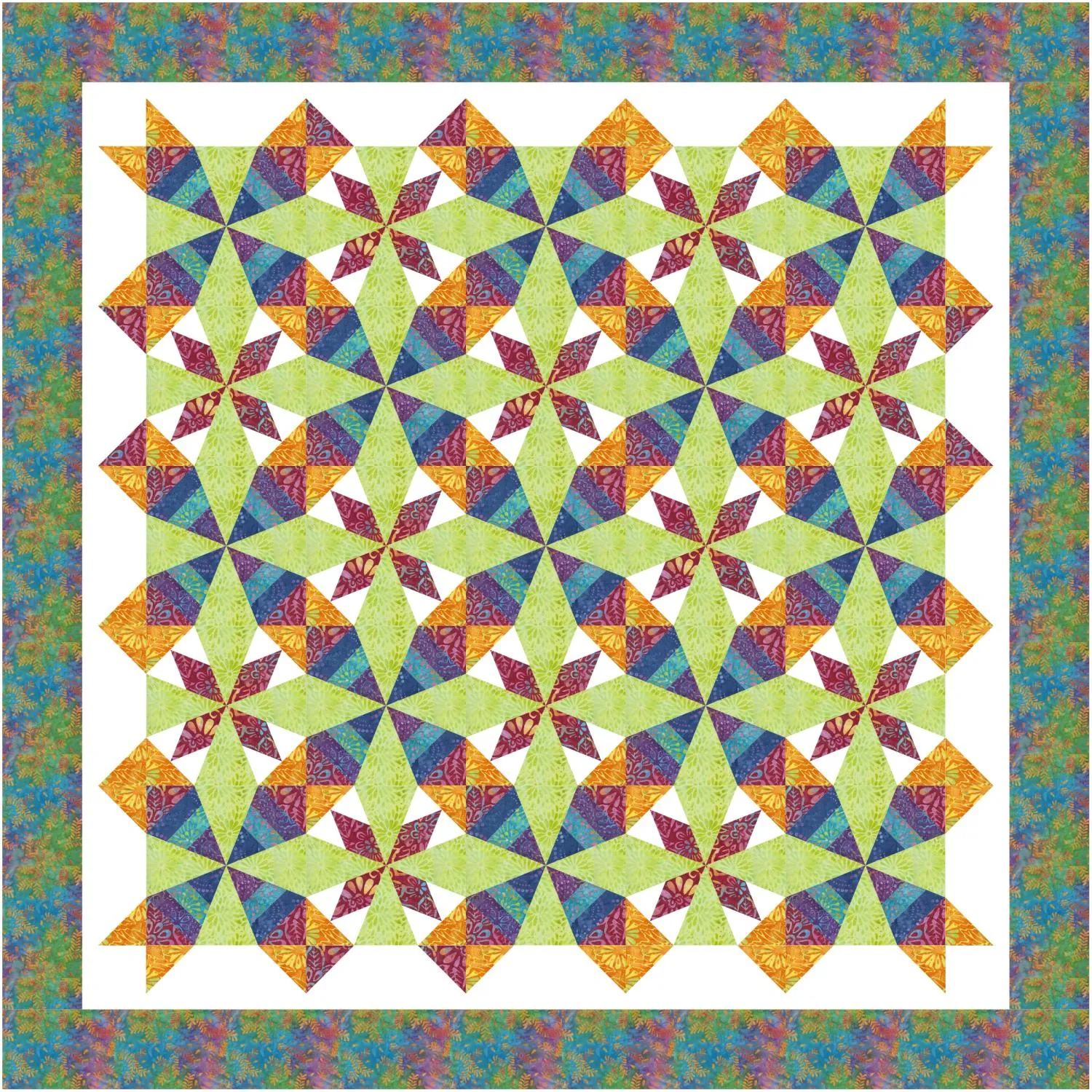 Precut! Island Breeze Quilt Kit