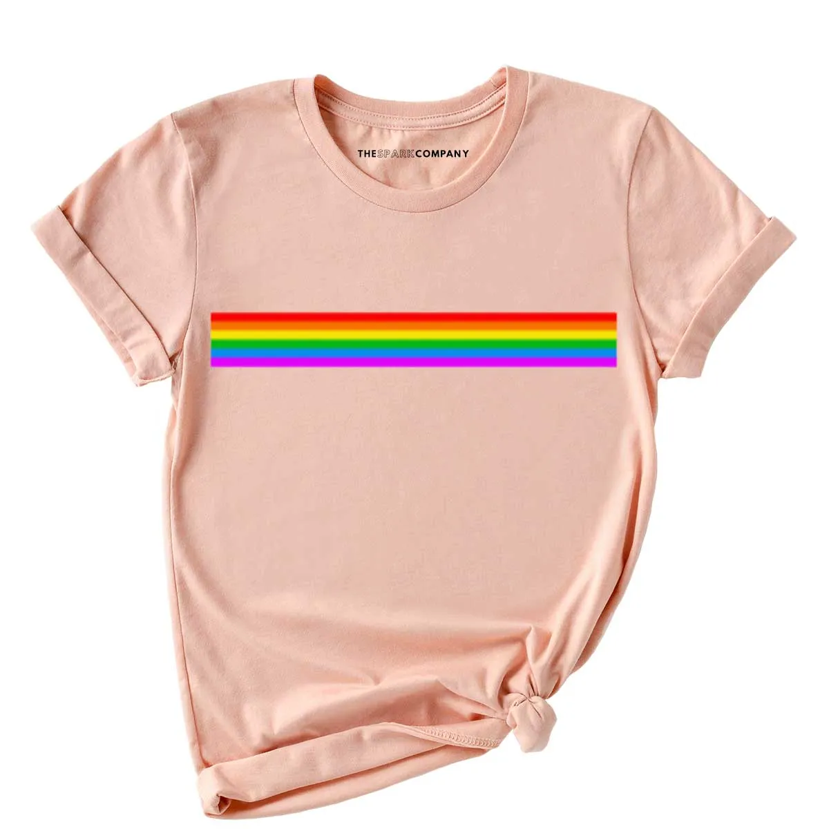 Pride Flag Stripe LGBTQ  Pride T-Shirt
