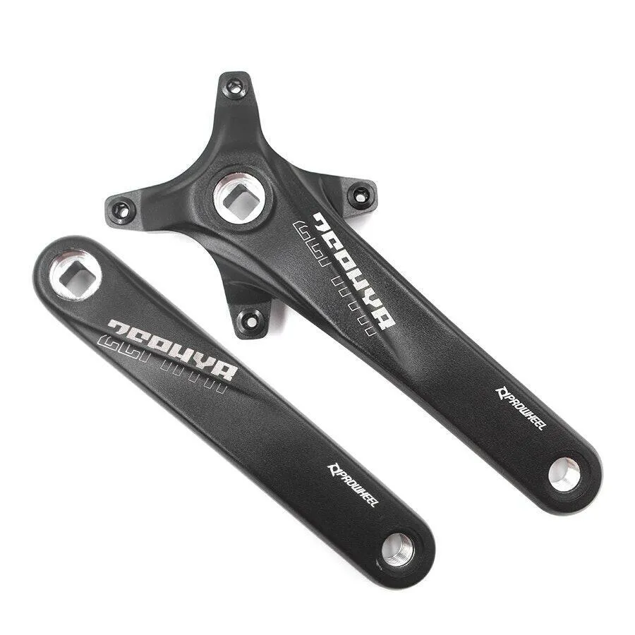 Prowheel MTB Mountain bike crankset 170mm 175mm 30/32/34/36/38/40/42t chainring 64 104 bcd square taper crank bicycle Crankset