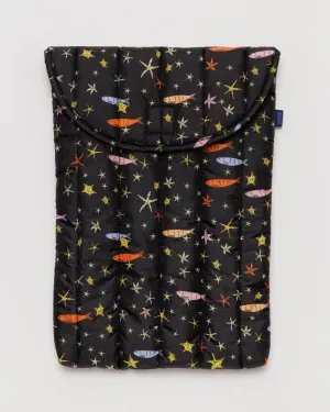 Puffy Laptop Sleeve 16" - Star Fish