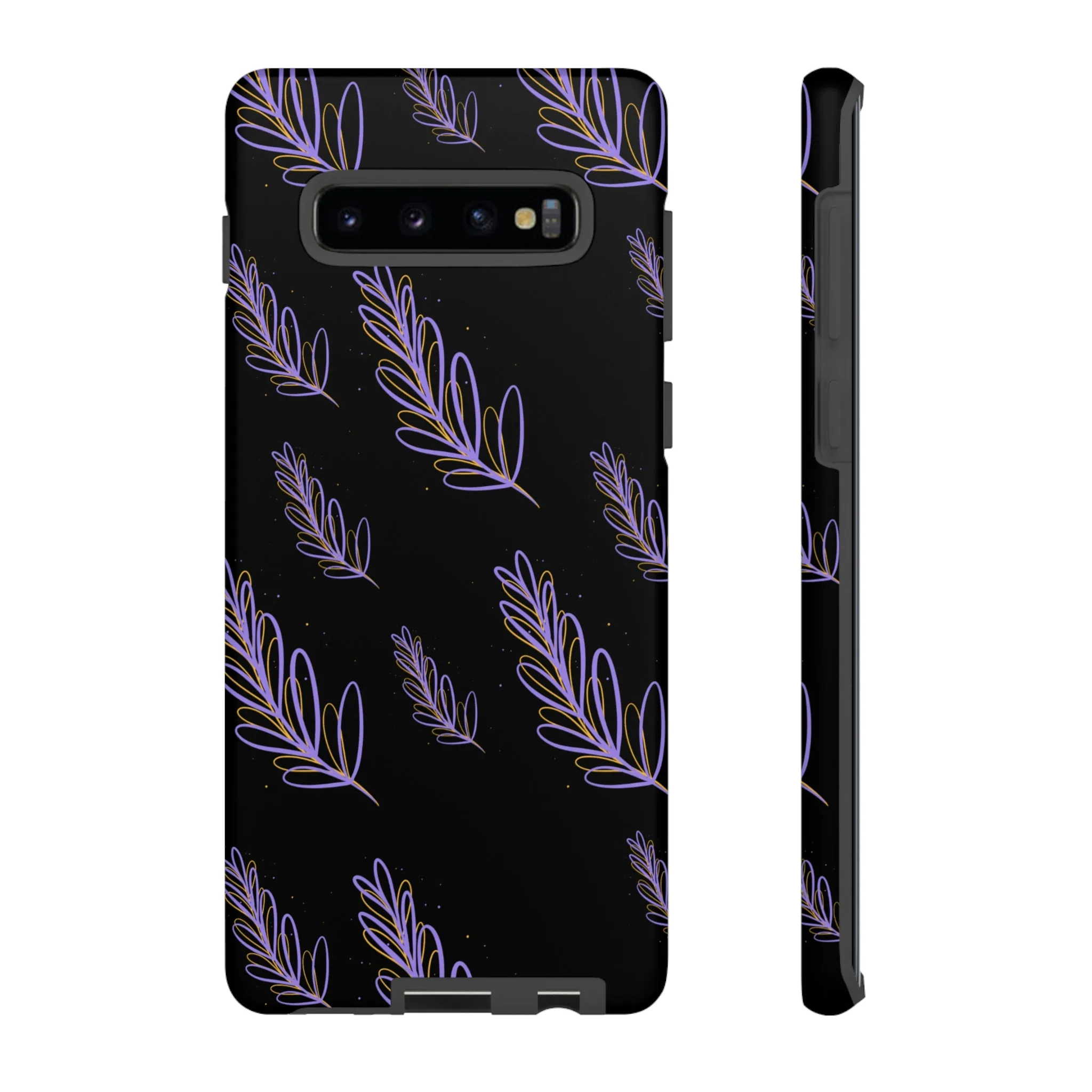 purple leaf Tough Cases