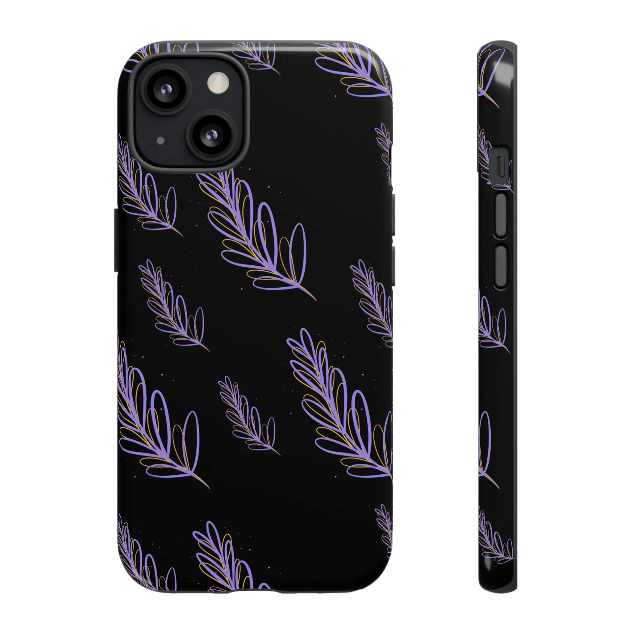 purple leaf Tough Cases