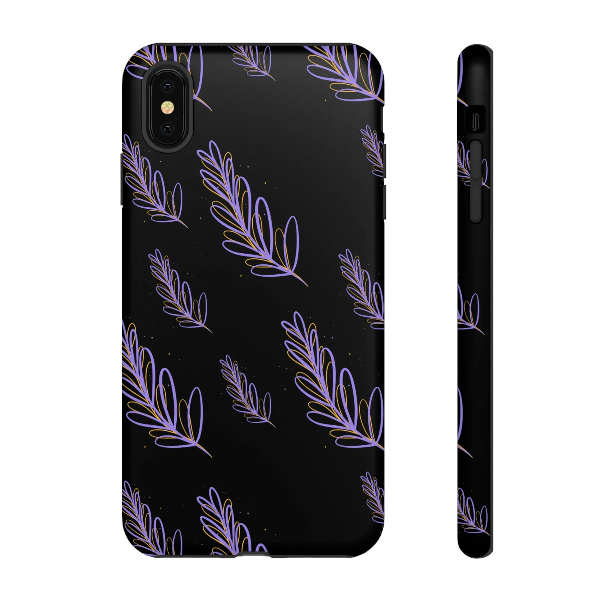 purple leaf Tough Cases