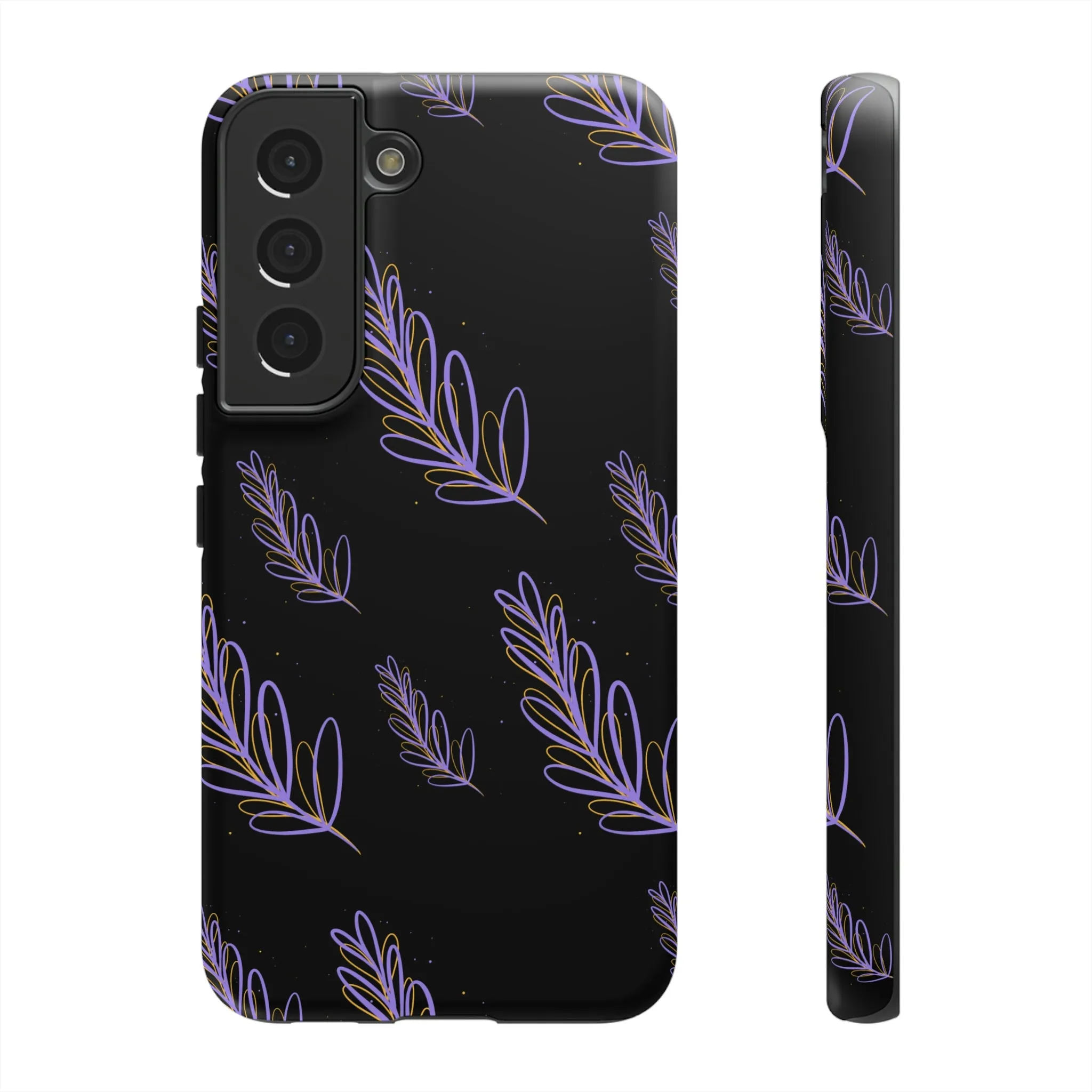 purple leaf Tough Cases