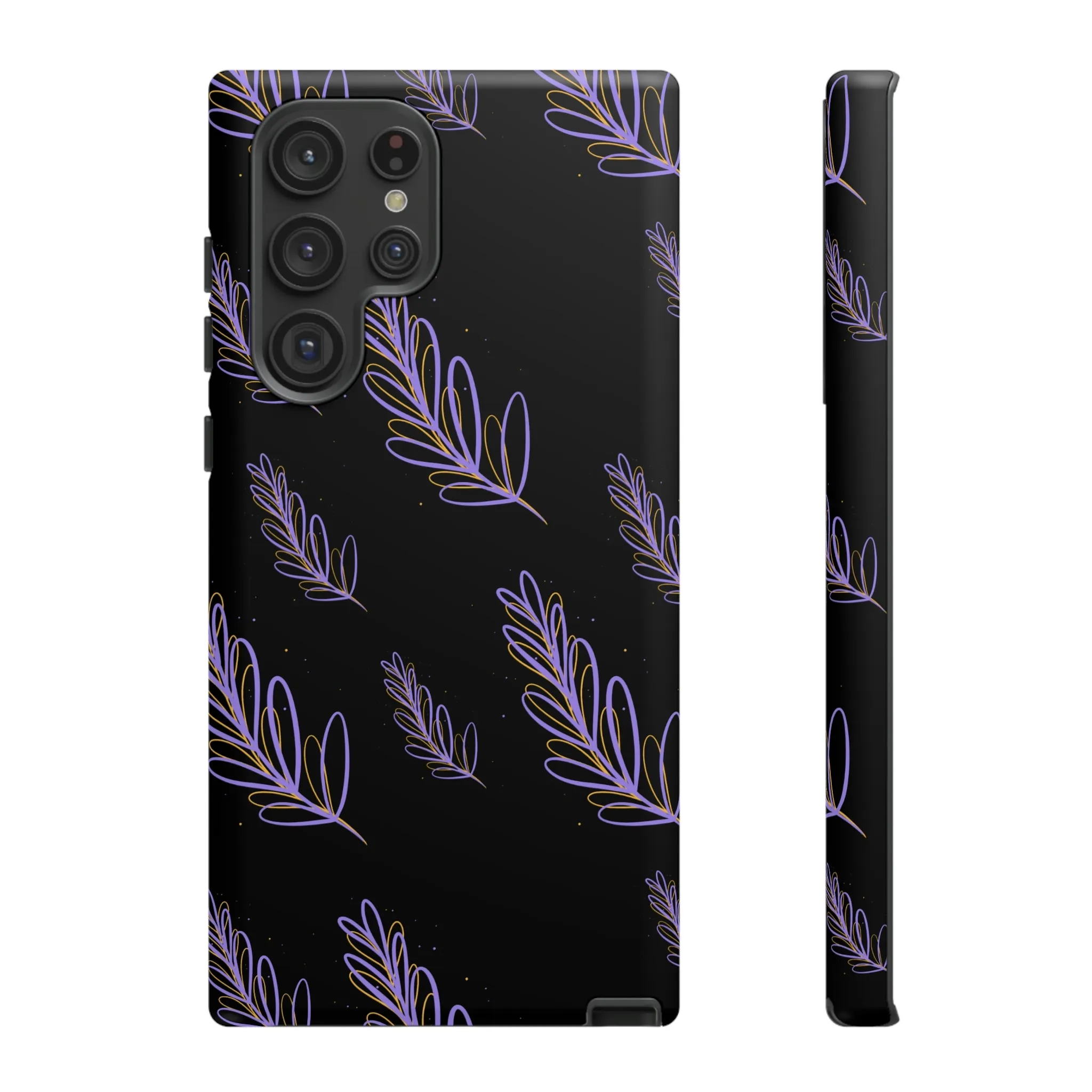 purple leaf Tough Cases