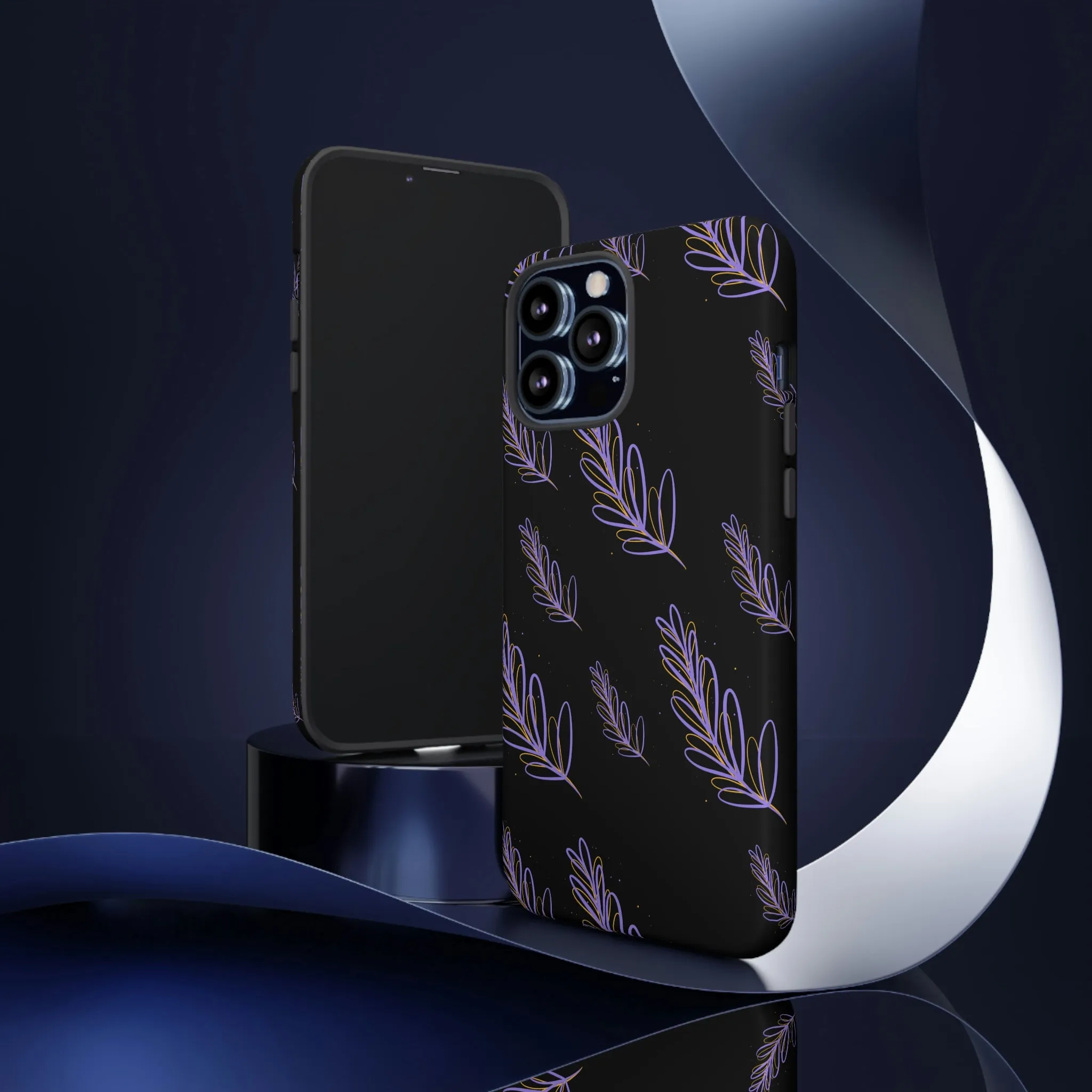 purple leaf Tough Cases