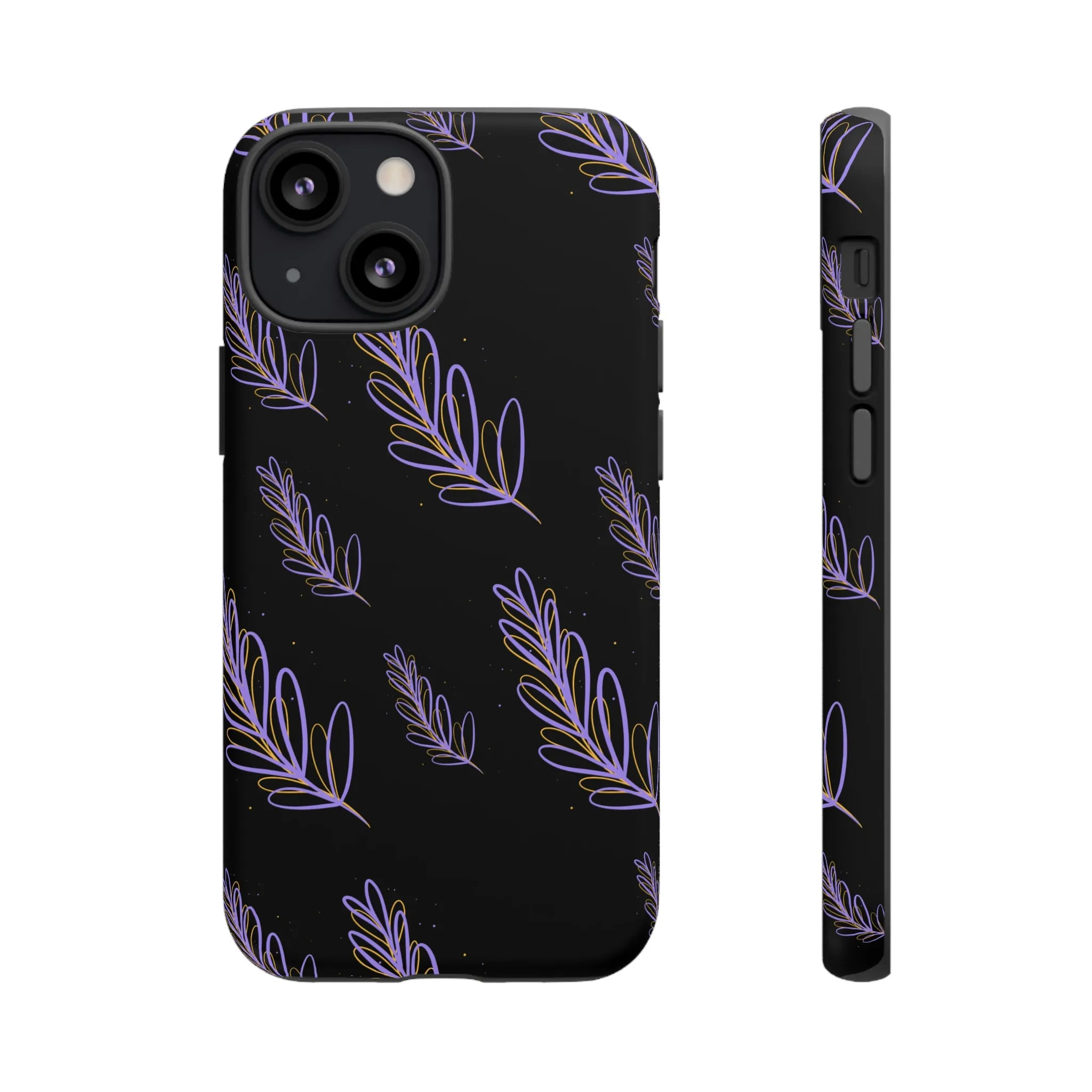 purple leaf Tough Cases