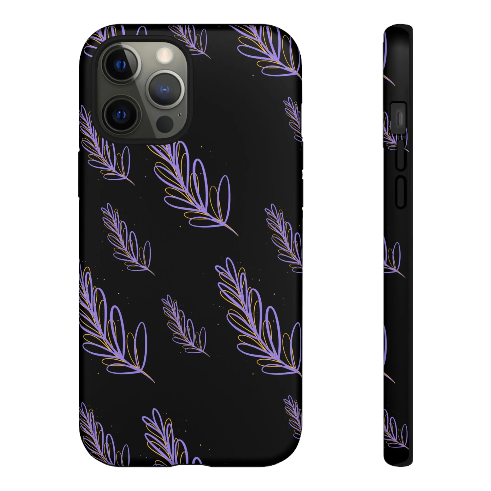purple leaf Tough Cases