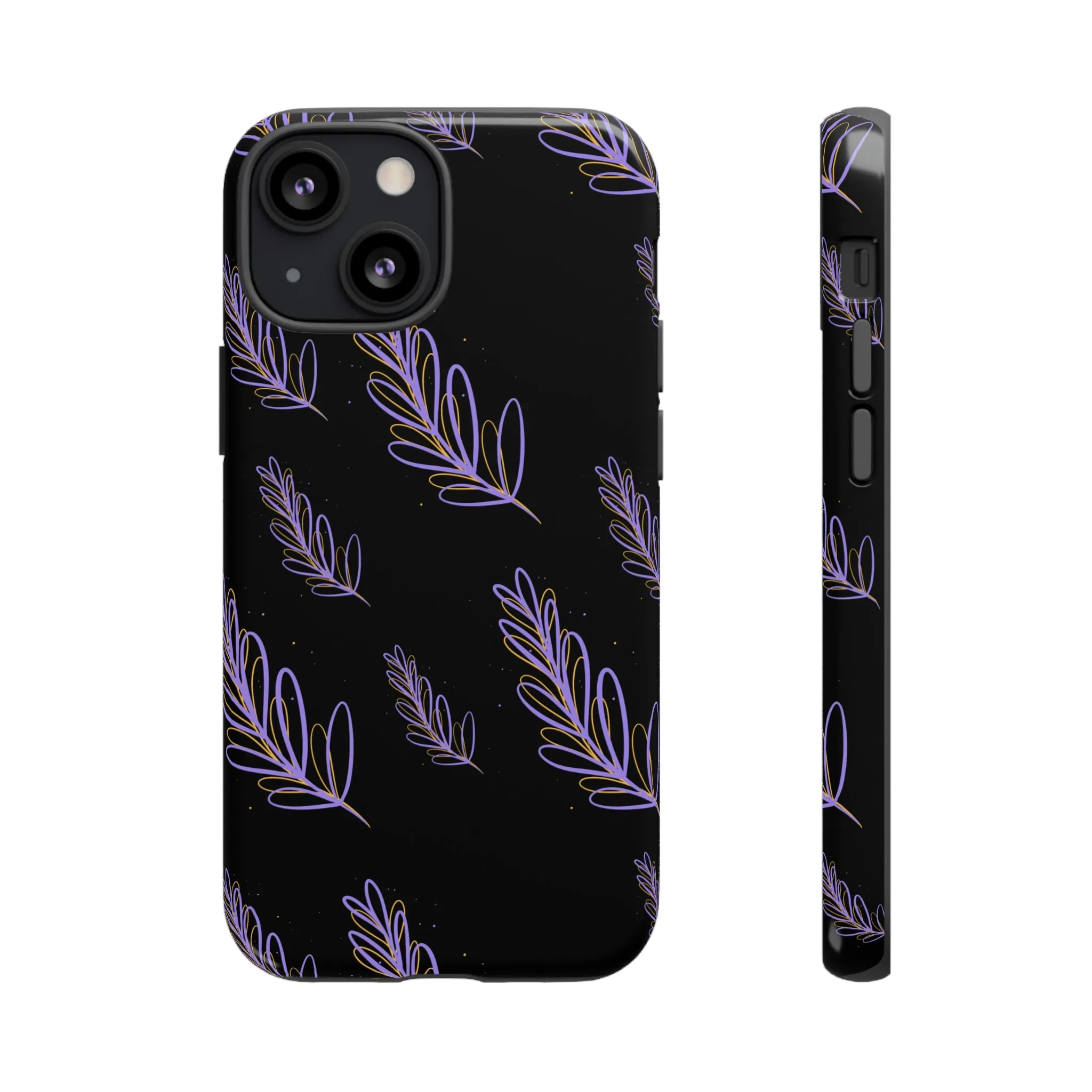 purple leaf Tough Cases