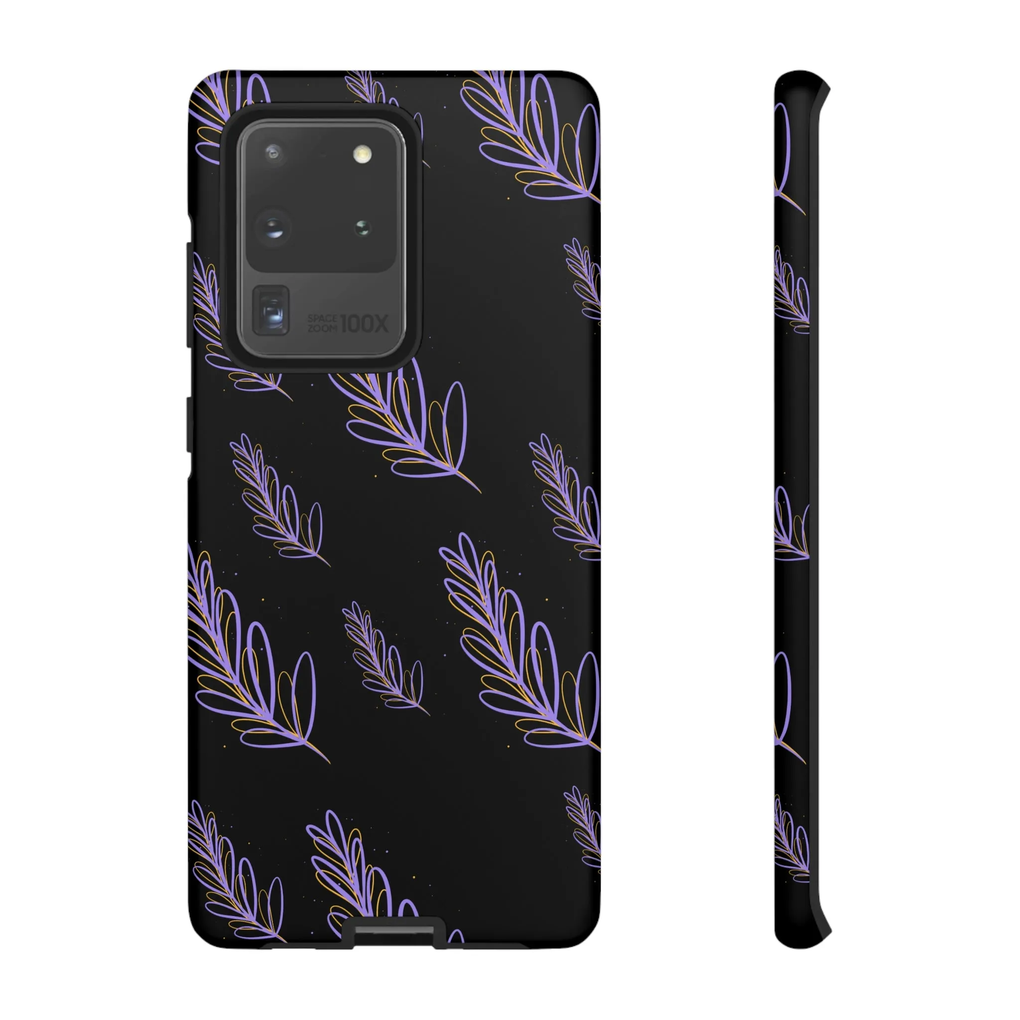 purple leaf Tough Cases