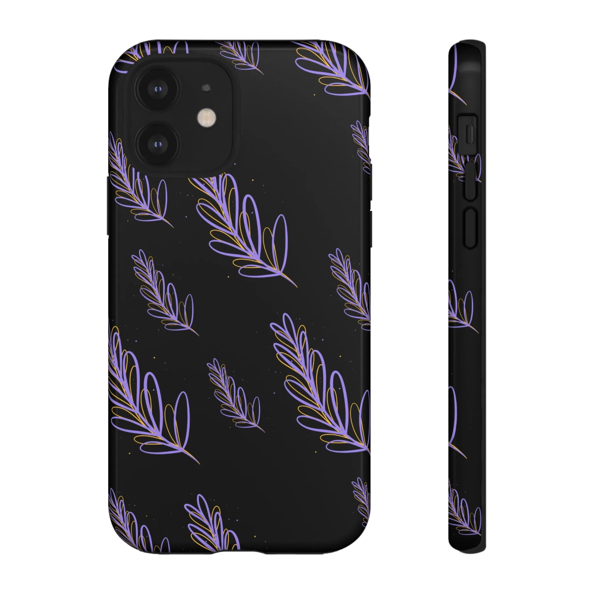 purple leaf Tough Cases