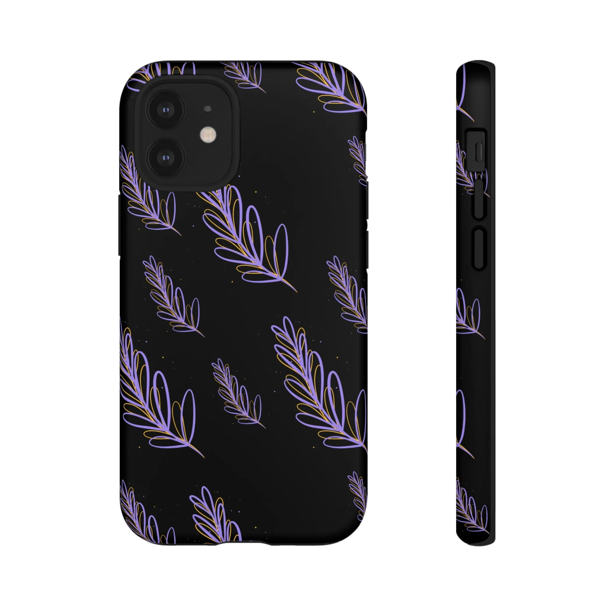 purple leaf Tough Cases