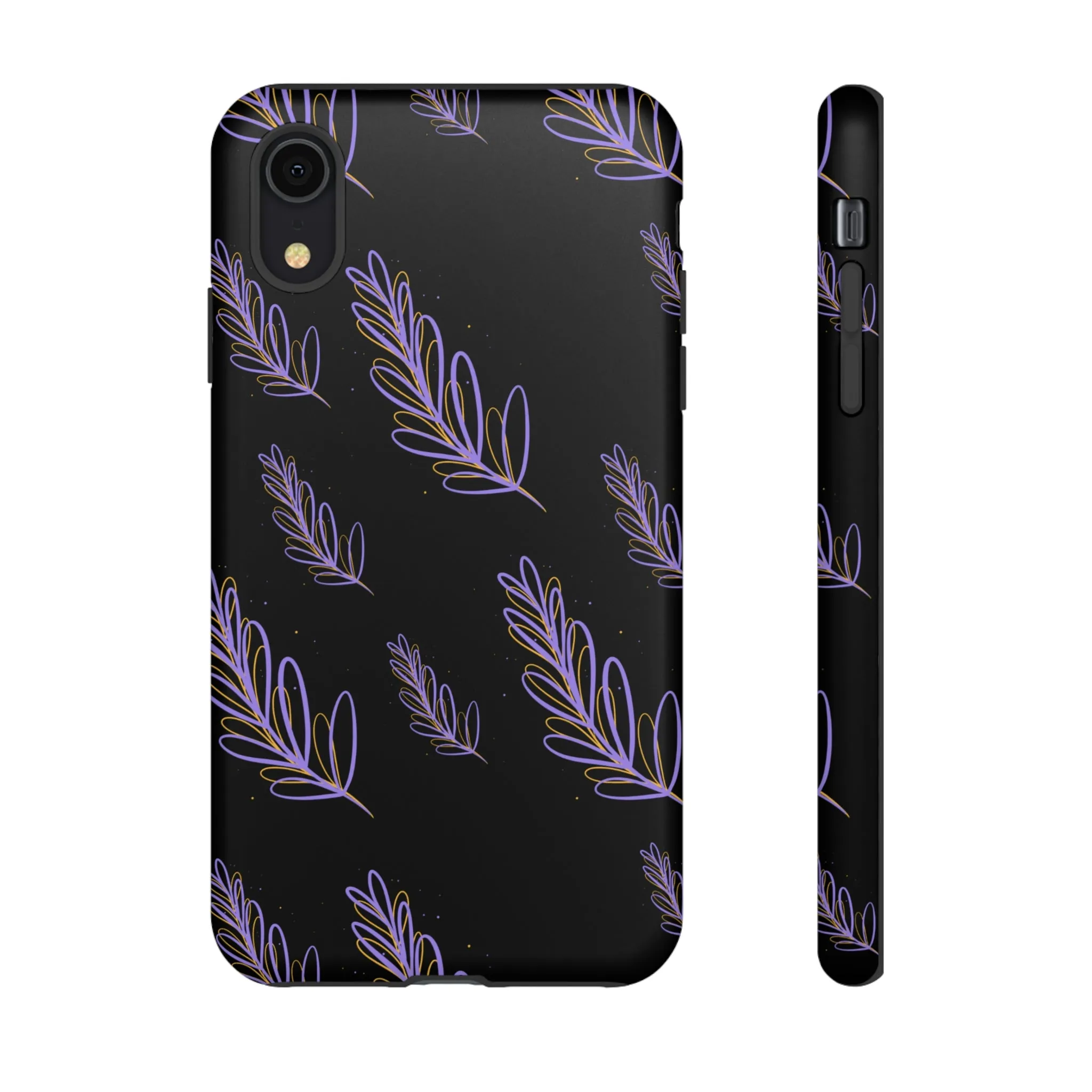 purple leaf Tough Cases