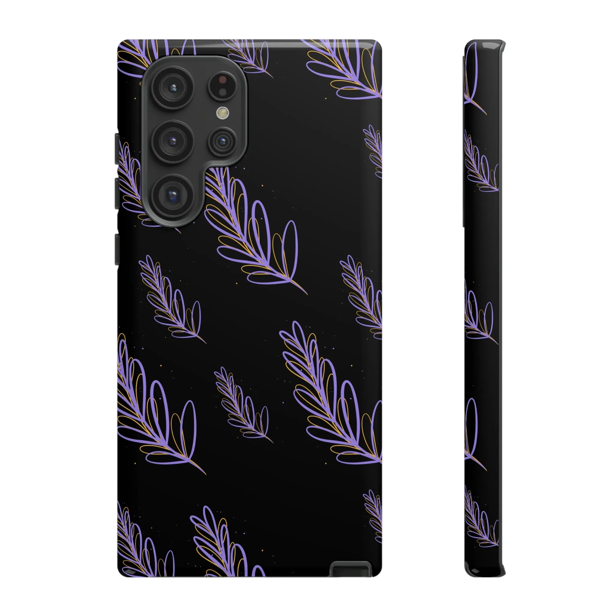 purple leaf Tough Cases