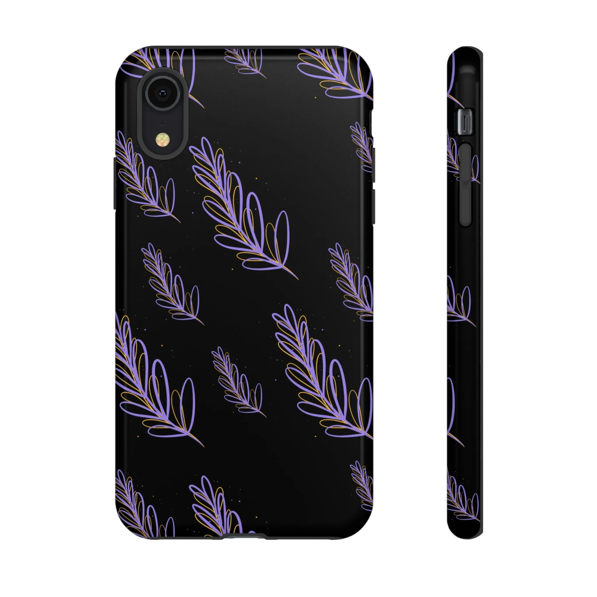 purple leaf Tough Cases