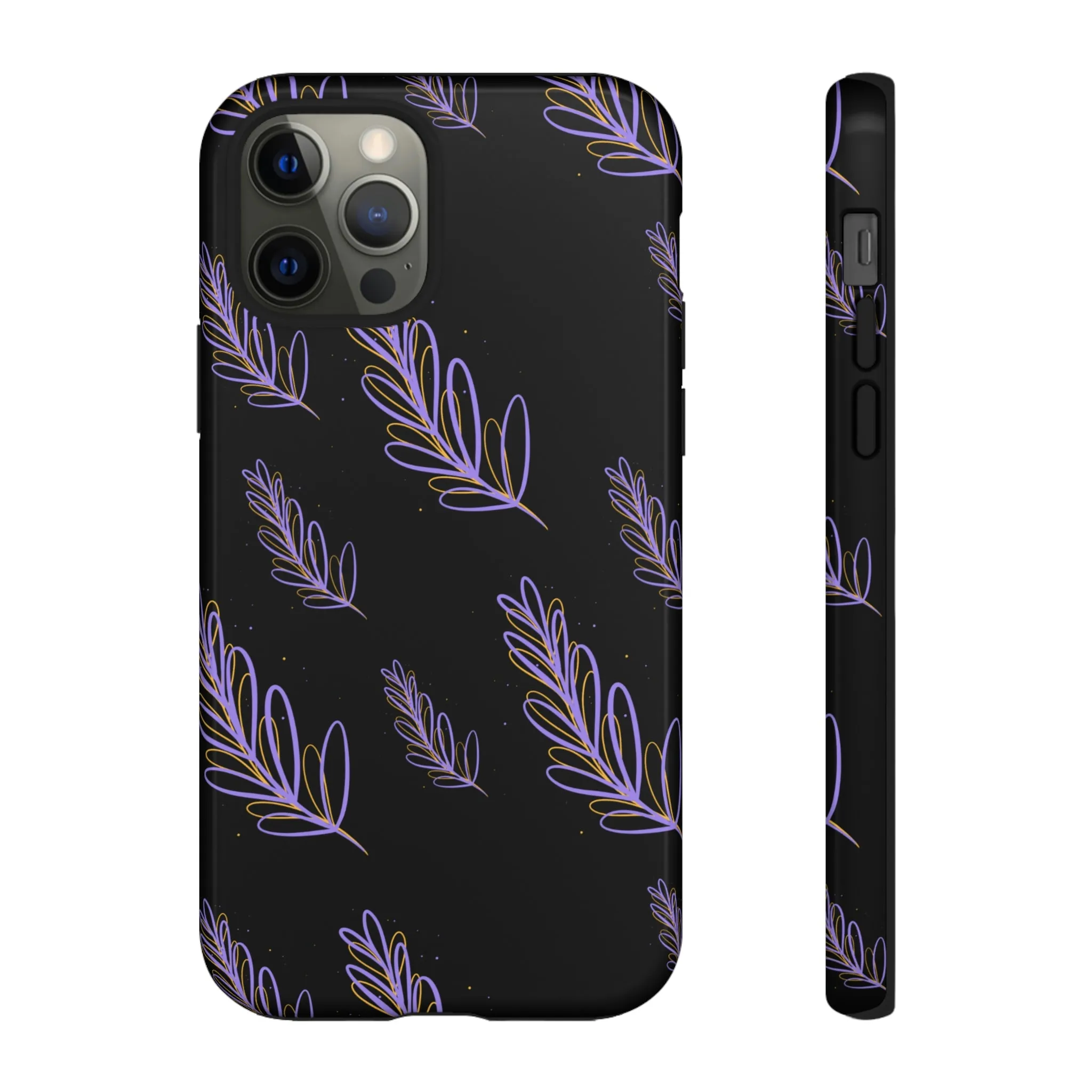 purple leaf Tough Cases