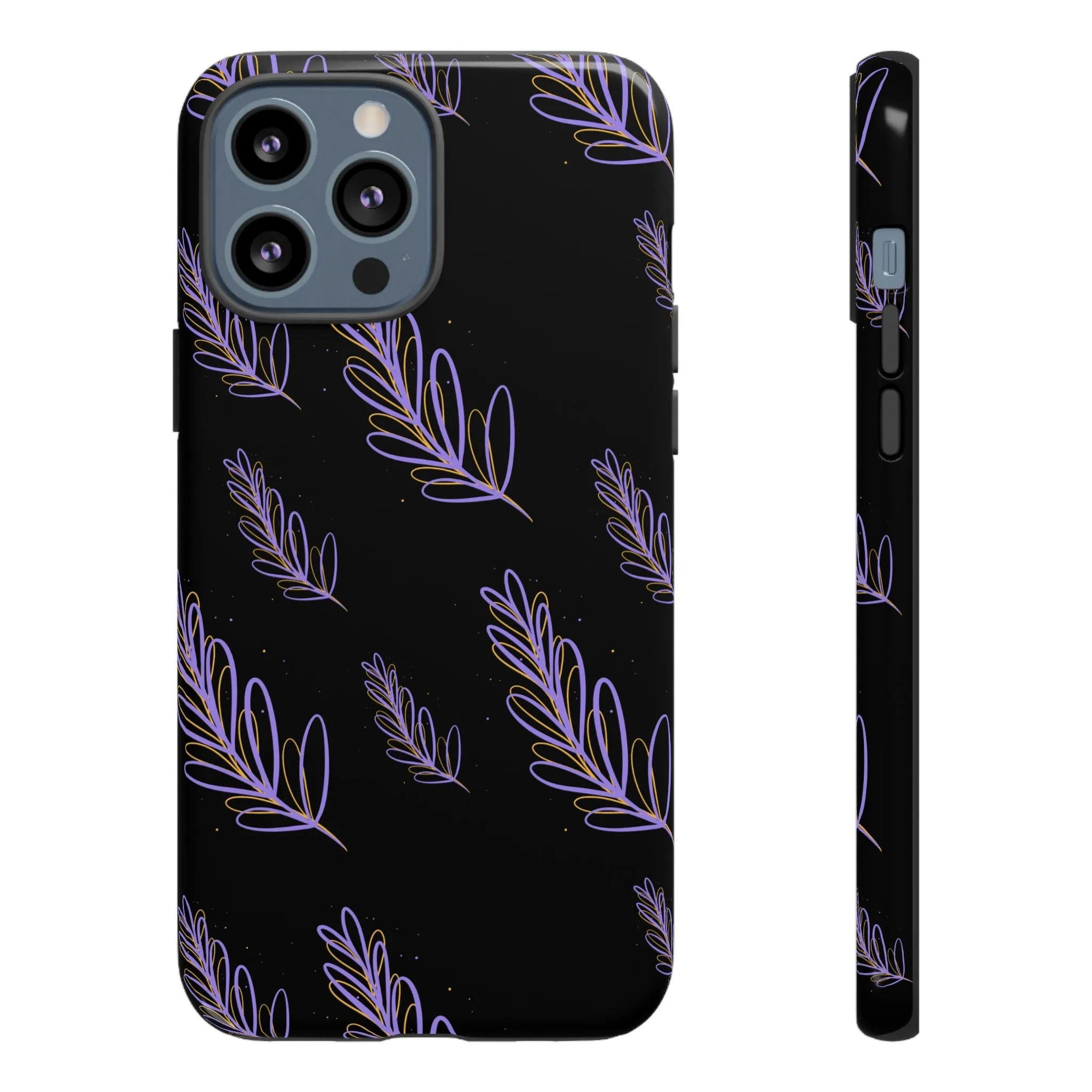 purple leaf Tough Cases