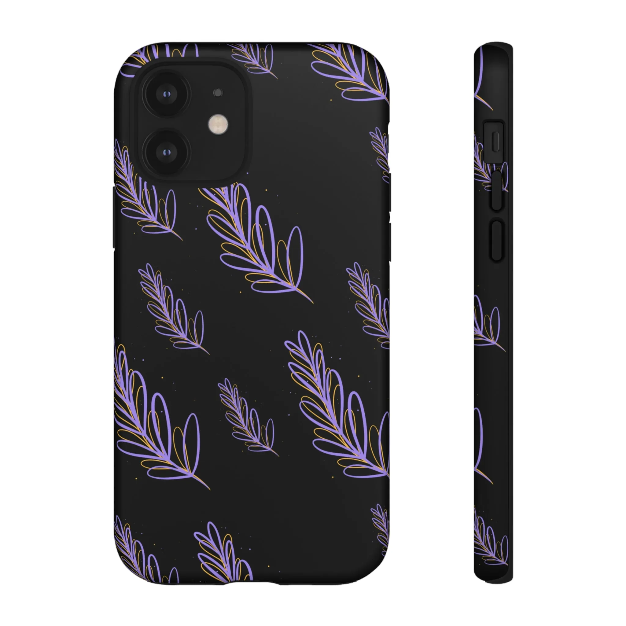 purple leaf Tough Cases