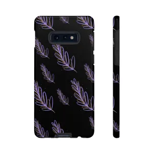 purple leaf Tough Cases