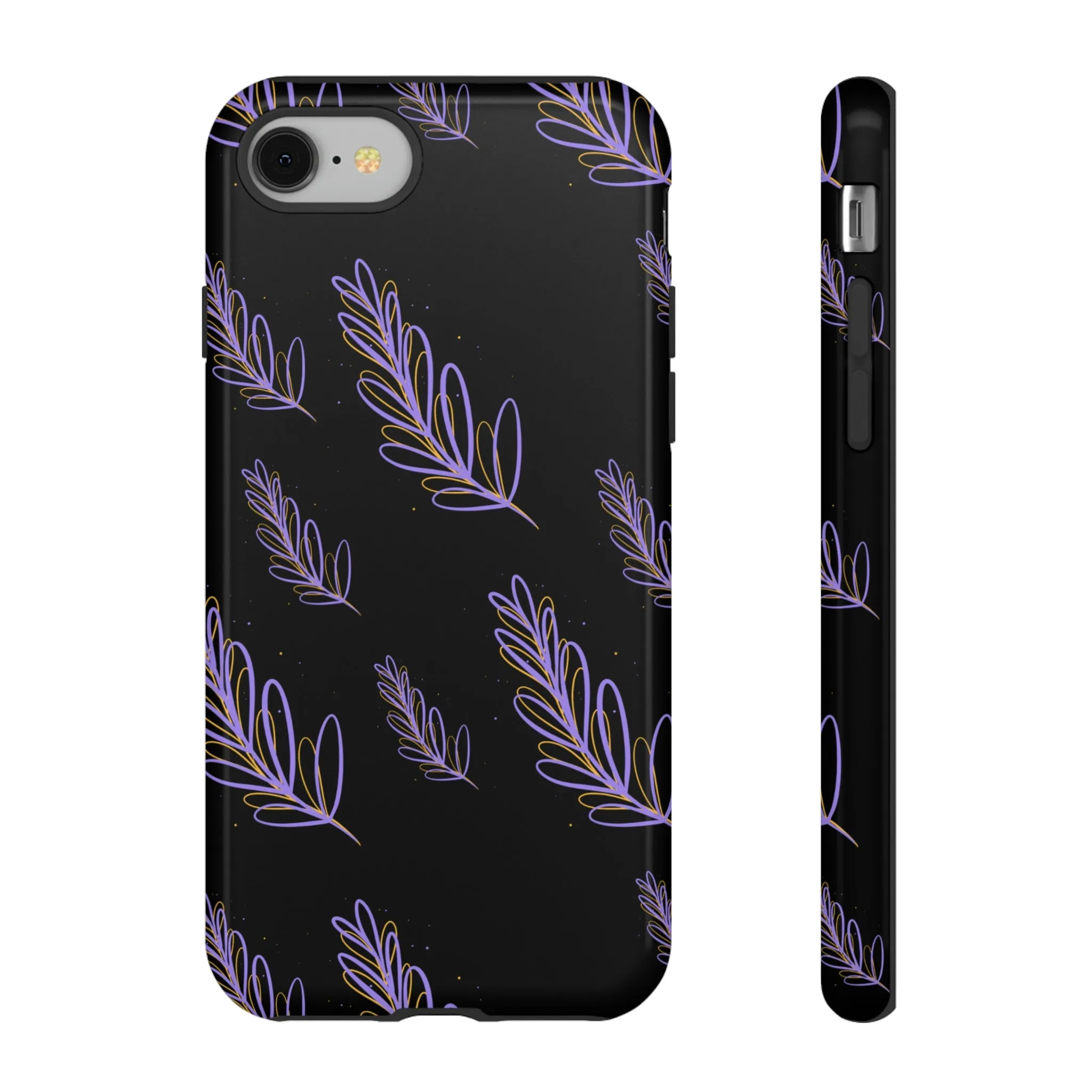 purple leaf Tough Cases