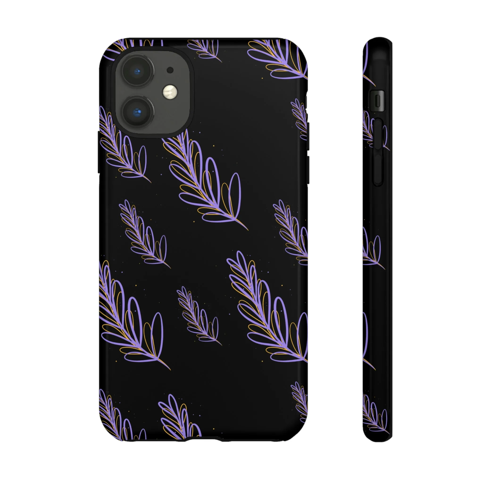 purple leaf Tough Cases