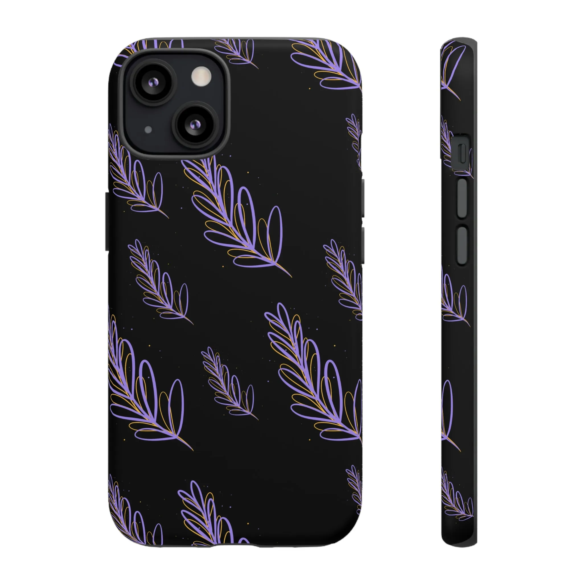 purple leaf Tough Cases