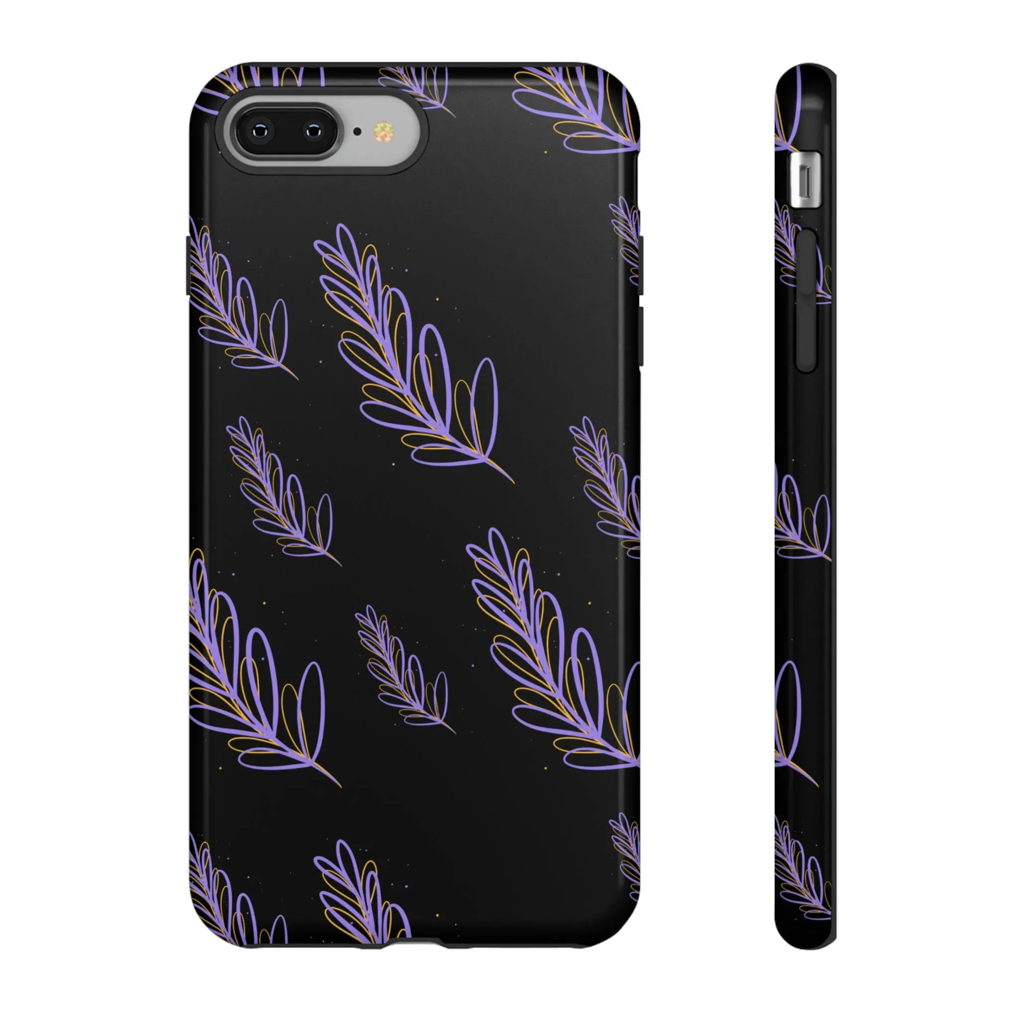 purple leaf Tough Cases