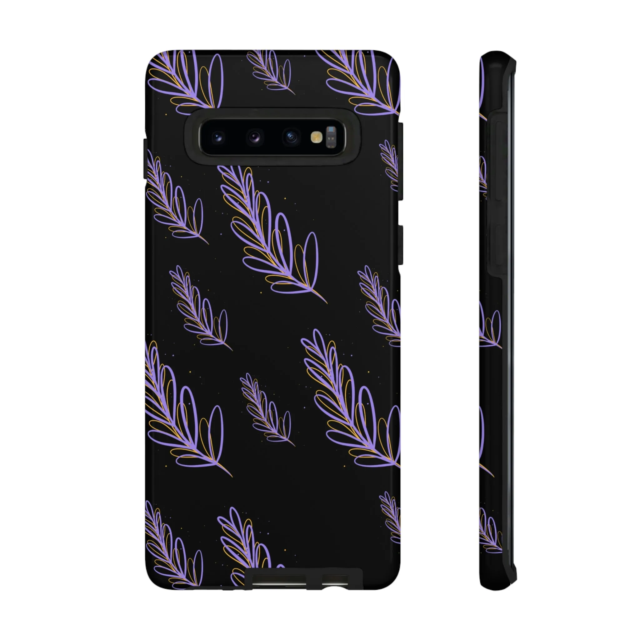 purple leaf Tough Cases