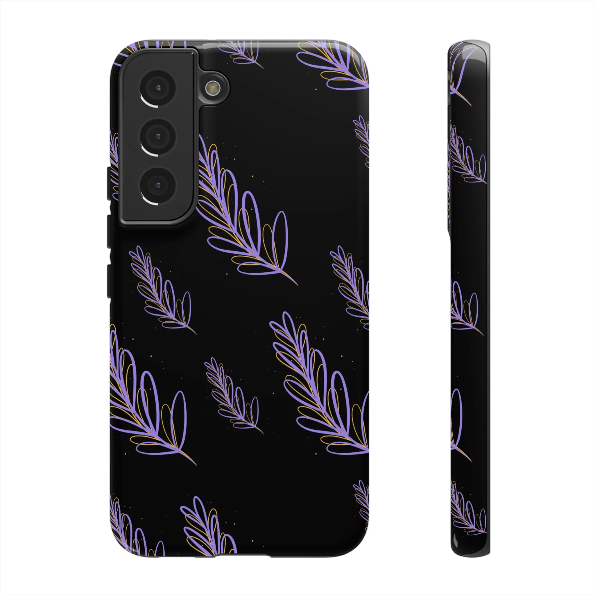 purple leaf Tough Cases
