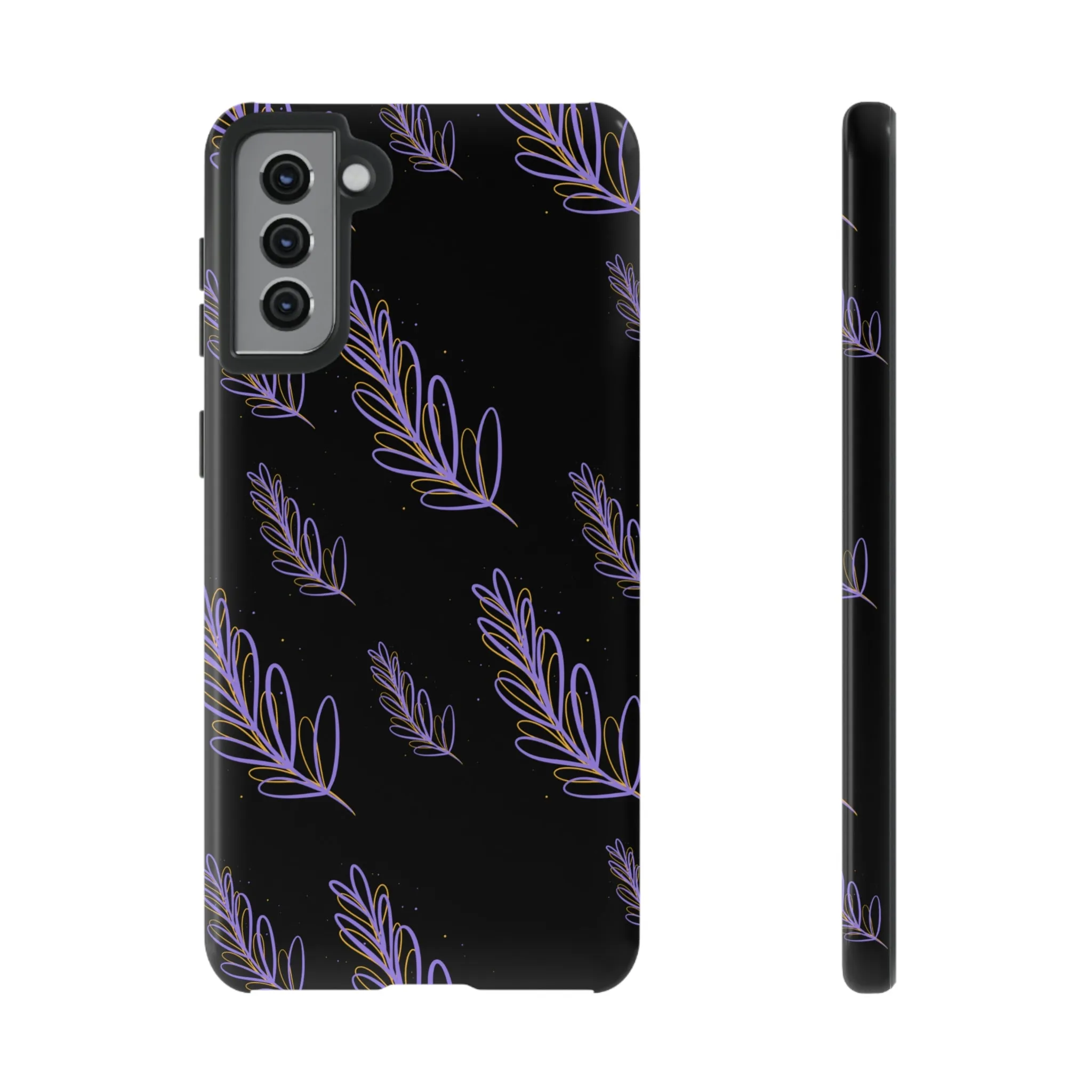 purple leaf Tough Cases