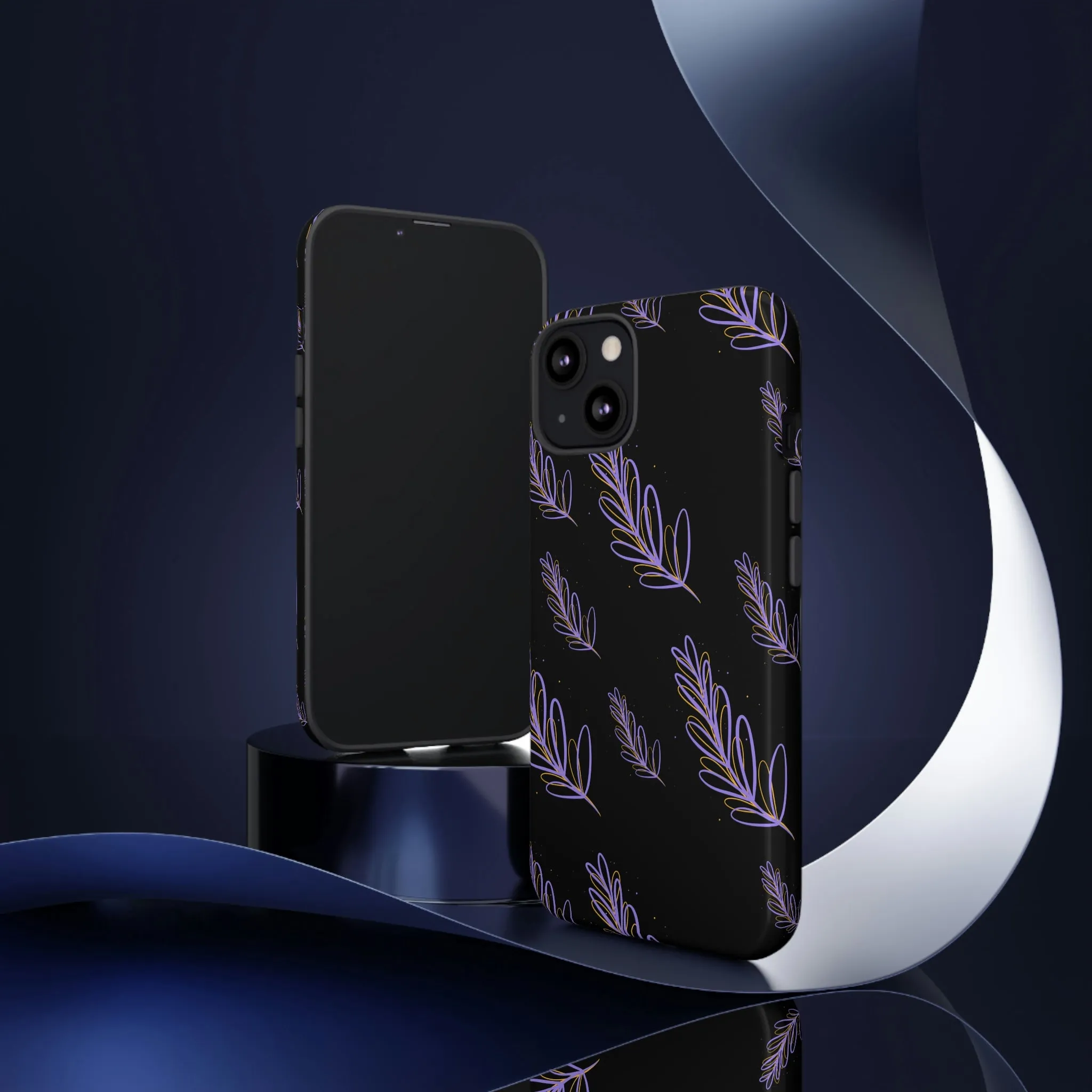 purple leaf Tough Cases