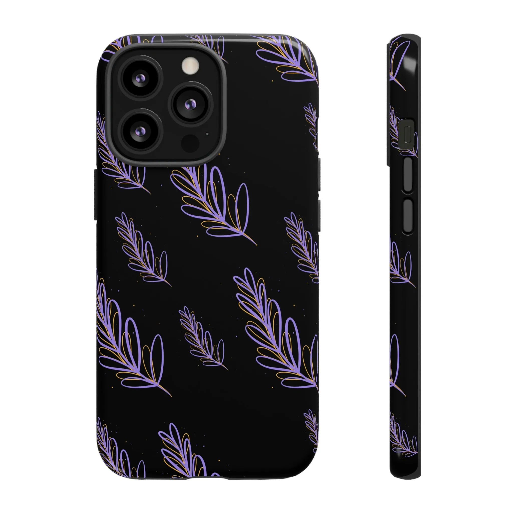 purple leaf Tough Cases