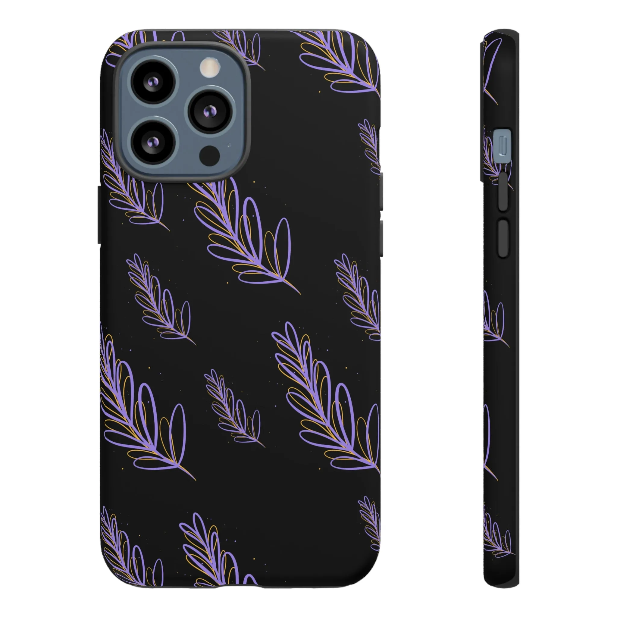 purple leaf Tough Cases