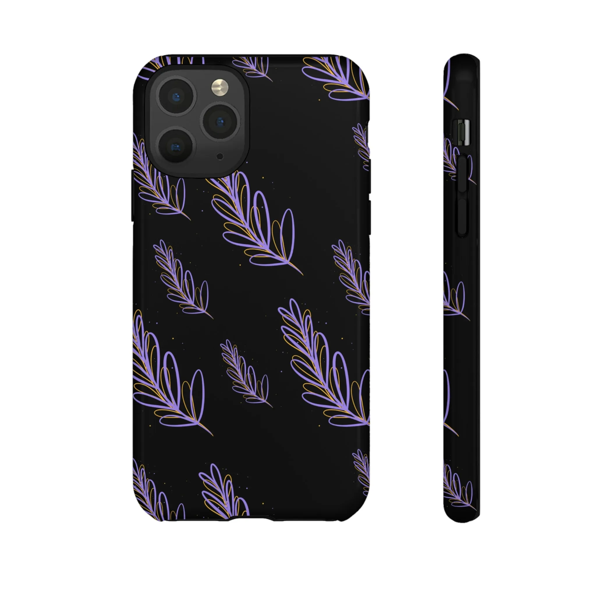 purple leaf Tough Cases
